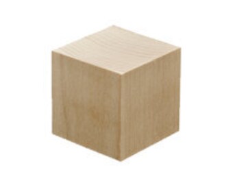 Unfinished Wooden Blocks for DIY or Baby Shower Gift - Solid Cube Square 2 inch Natural Unpainted Blocks Crafting Supply Set of 30 | Box 30|