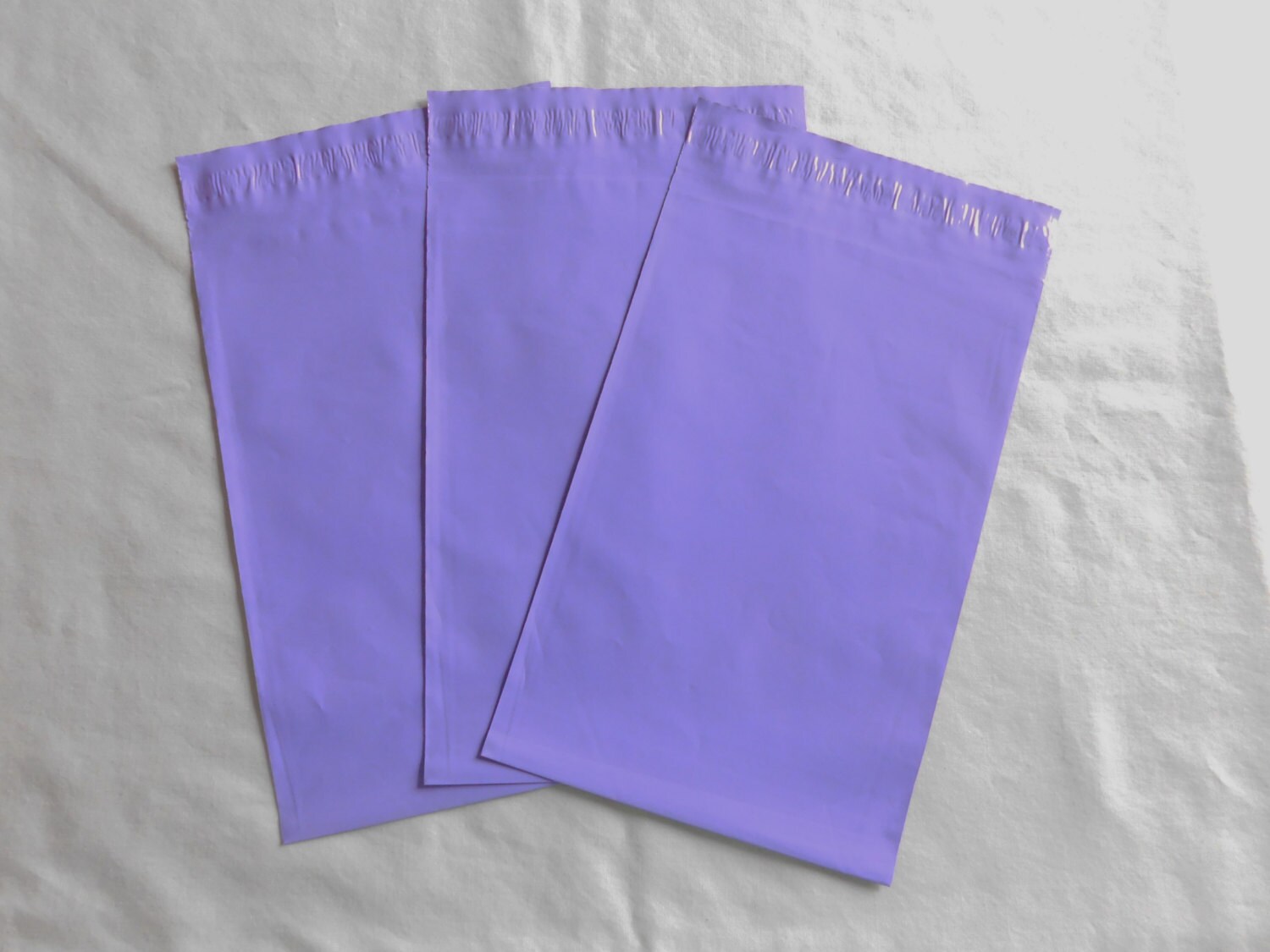 100 10x13 Purple Poly Mailers Self Seal Adhesive Plastic Flat Envelope Bags Shiny Waterproof 6084