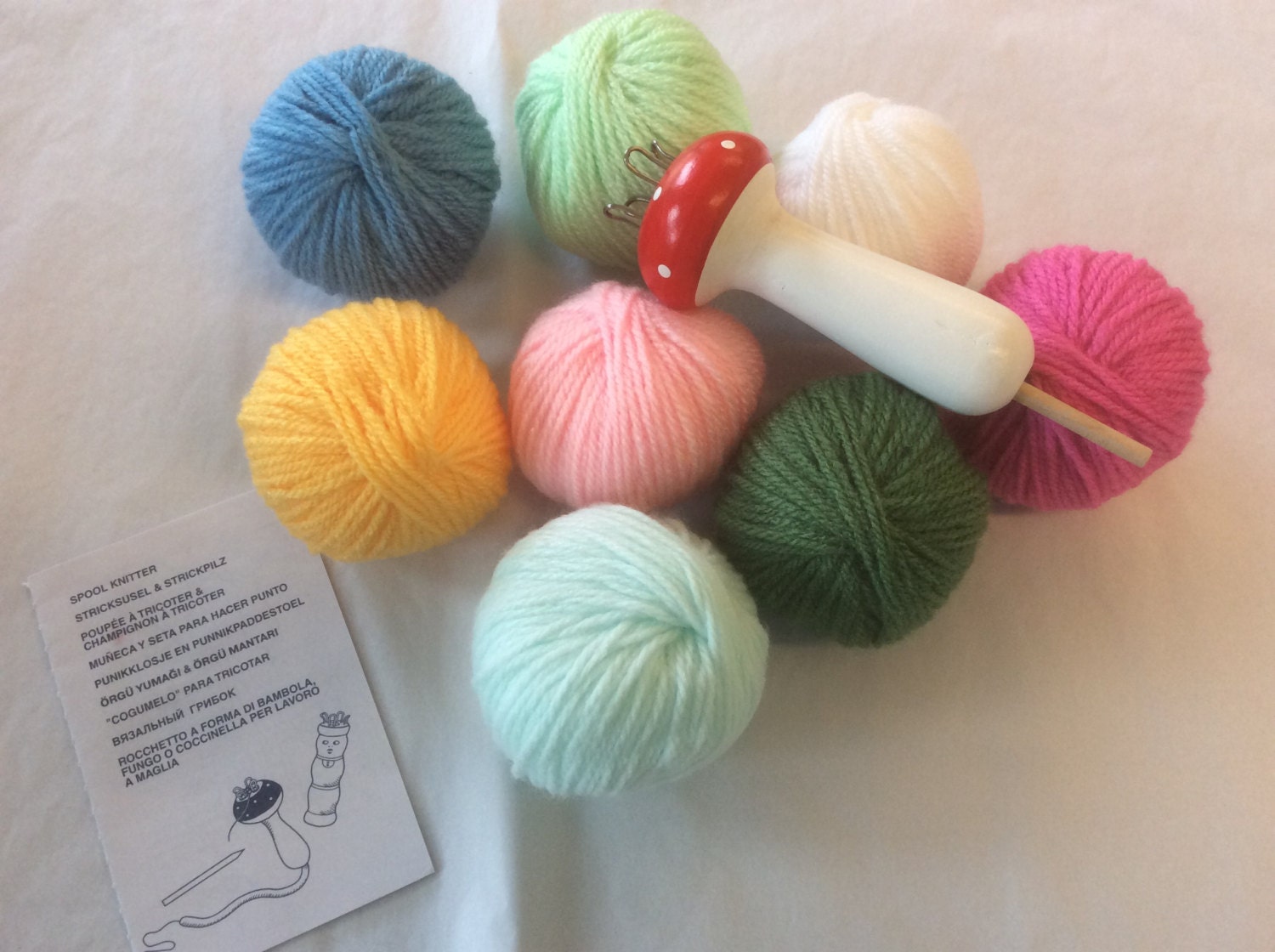 Children's French knitting kit from handmadeiow on Etsy Studio
