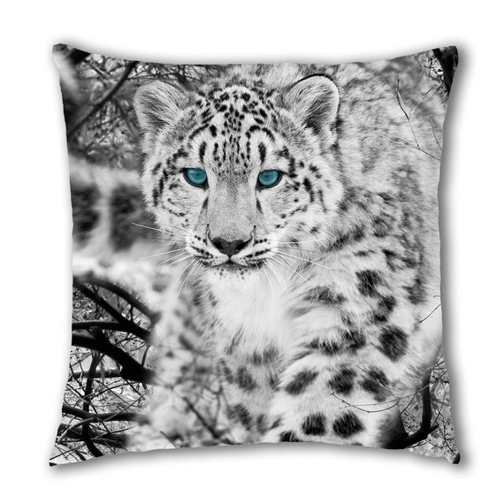 dunelm snow leopard cuddle cushion