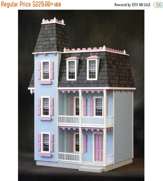 Alison Jr. Unfinished Dollhouse Kit by EndeavourToys on Etsy