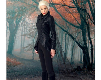 McCall's Sewing Pattern M7456 Misses' Seamed Jacket, Stirrup Leggings and Cape