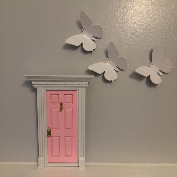 NEW 3 Acrylic butterflies for fairy doors