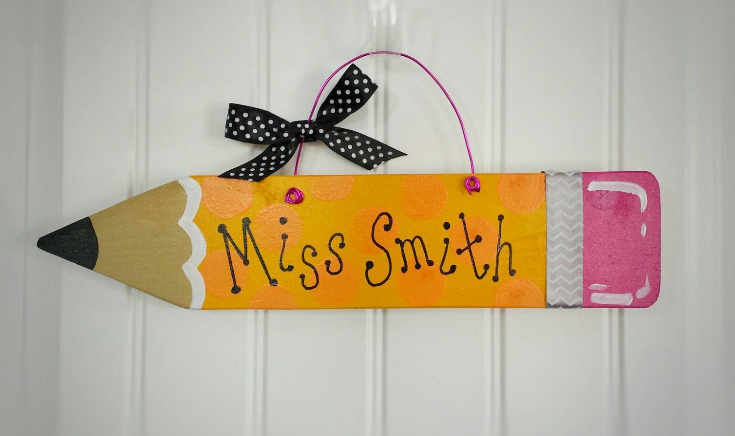 Handpainted and Customized Pencil Sign A perfect