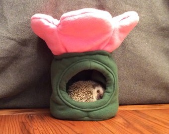 Flower Dome Hide, Pick Your Color, for Small Animals, Hedgehogs, Guinea Pigs, Rats etc