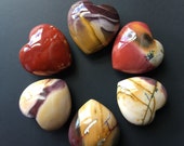 Mookaite Jasper Gemstone Heart-Meditation Tool-Handcarved Heart-Mookaite Heart-Reiki Healing-Mookaite Jasper Heart