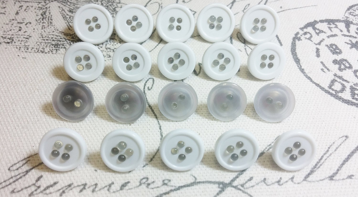 Decorative White Button Thumbtacks Thumb Tacks Push Pins