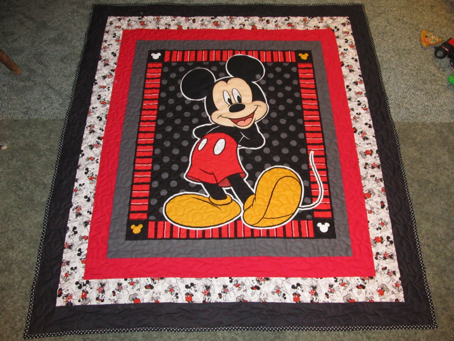 Mickey Mouse Quilt 54 x 60