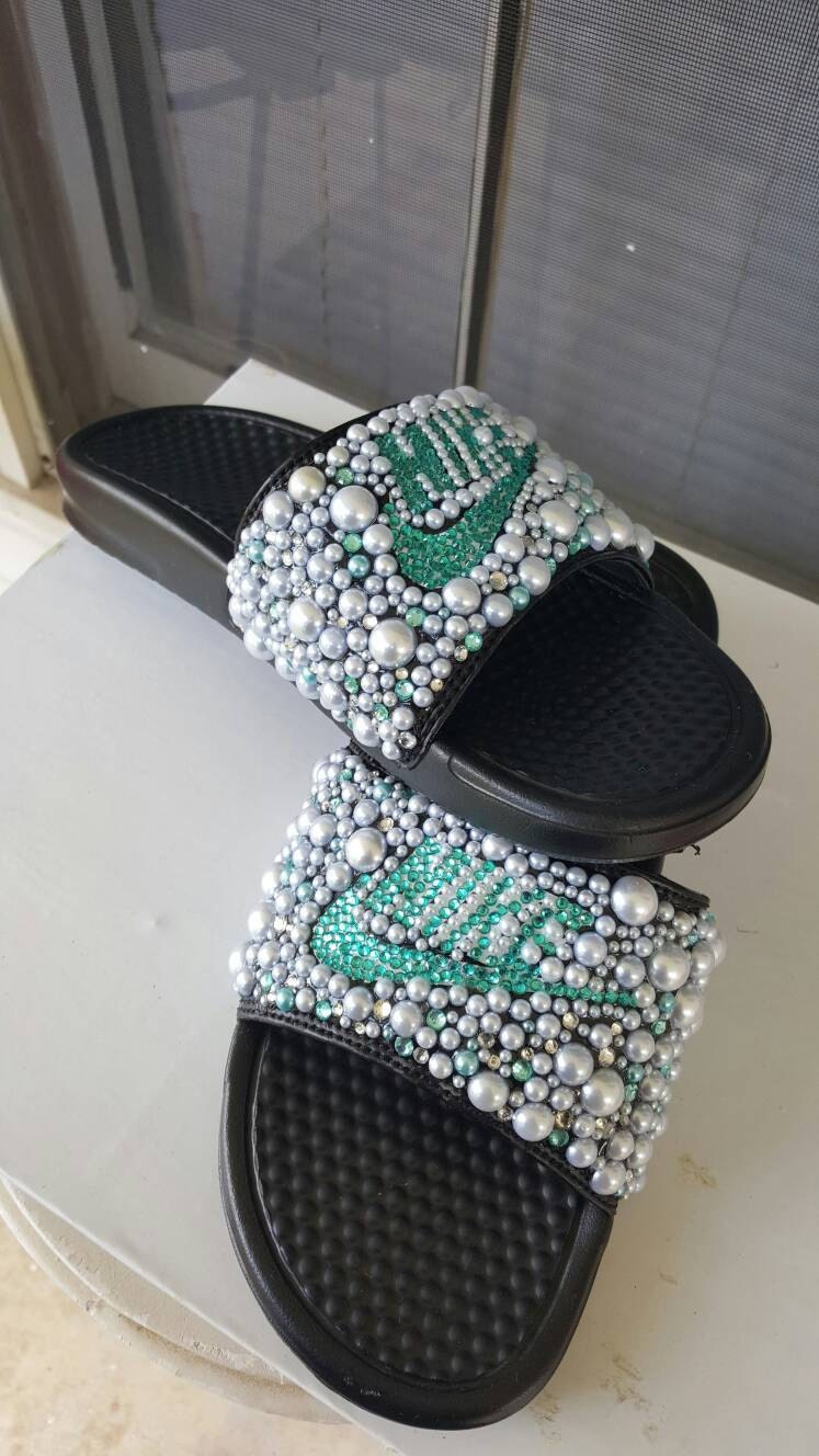pearl nike slides