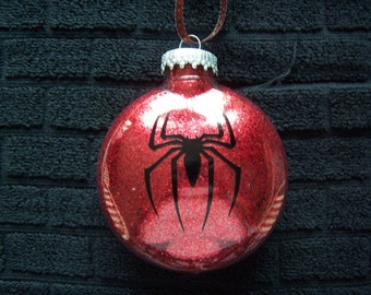 personalized spiderman ornament