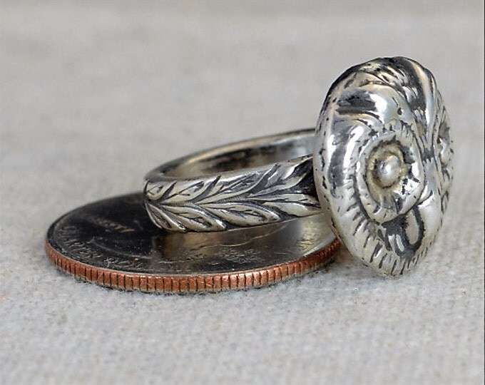 Owl Ring, Owl Face Ring, Silver Owl Ring, Owl Jewelry, Bird Ring, Animal Ring, Statement Ring, Vintage Owl Ring, Sterling Owl Ring, Owl Ring