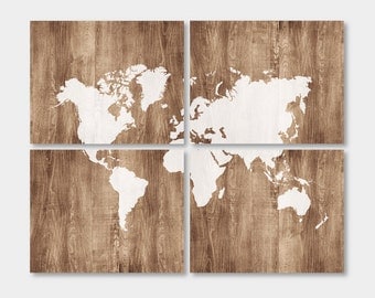 World Wall Art wood world map | etsy World Wall Art wood world map | etsy
