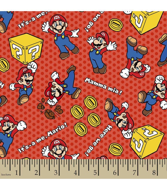 Super Mario Brothers Medium Weighted Blanket 25x35 by HWBlankets