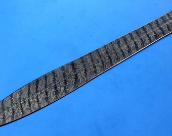 HTK 205 Damascus Knife custom handmade sword blank blade / Great quality / 350+ Layers
