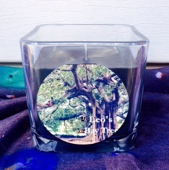 Leo Candle Tobacco Bay Leaf Scent Leo Bay Tree by StarFlameCandles