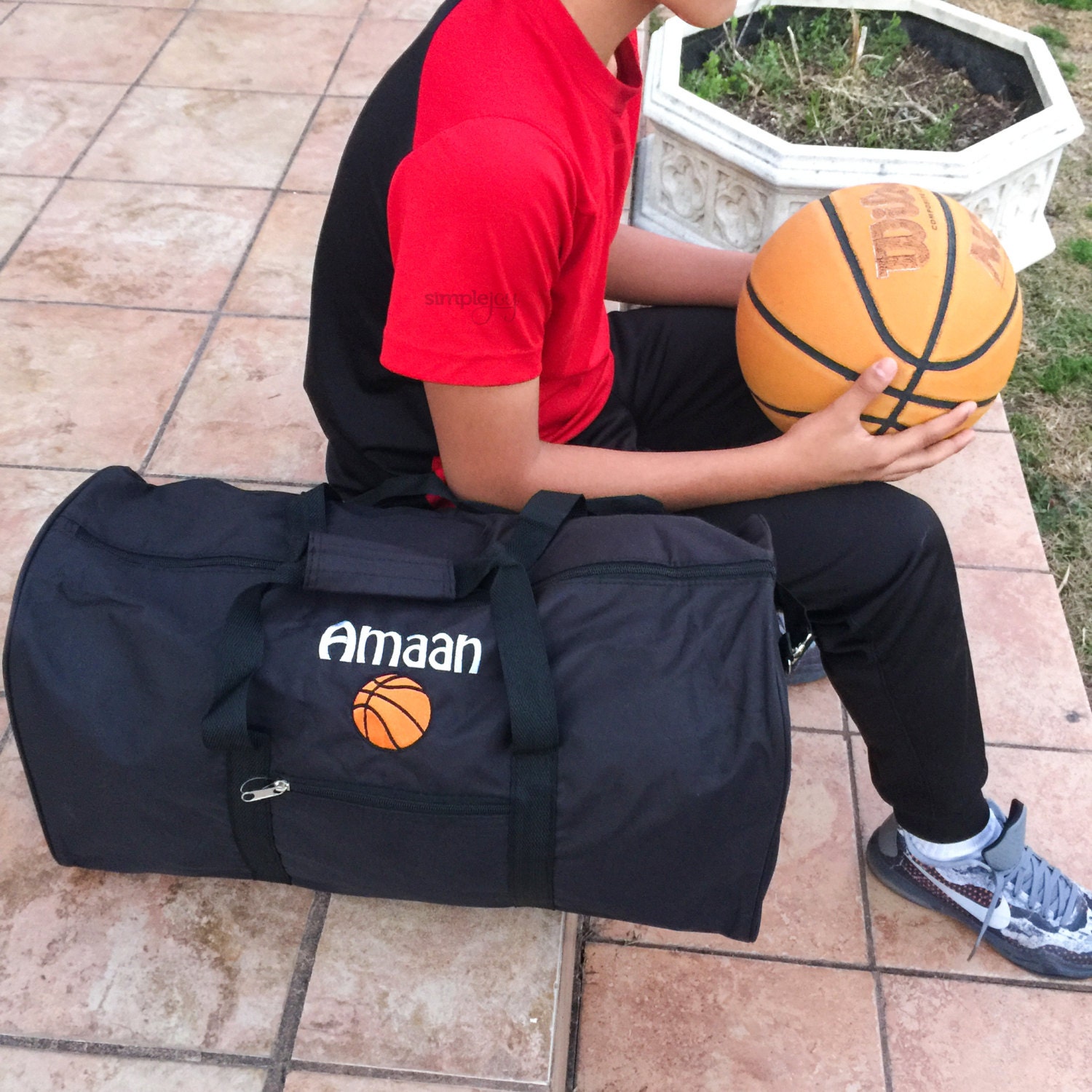 Boys Overnight Bag Basketball Gifts Basketball Mom Boys