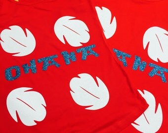 Lilo and Stitch Inspired OHANA Glitter Tshirts, Tanks, and Dresses. Women's, Children's, Girls, Baby, Infant, toddler