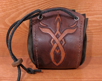 Leather Dice Bag, Superb Personalized Game Dice Pouch