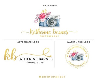 Premade Branding Kit - Photography Logo Set- Watermark - 62
