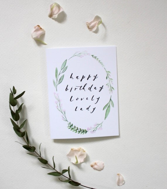 Lovely 30 Happy Birthday Lovely Lady Card
