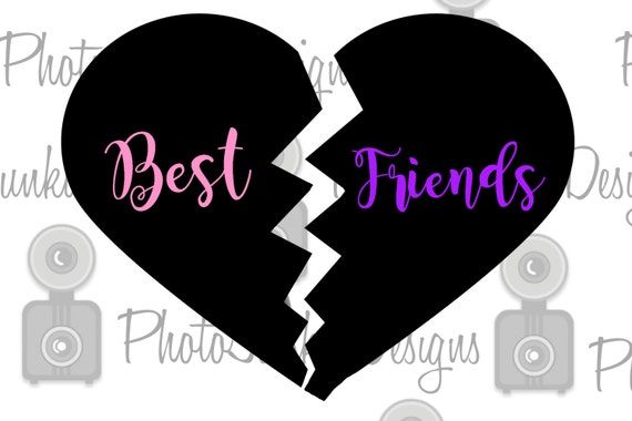 Items similar to Best Friends SVG Digital Cutting File on Etsy