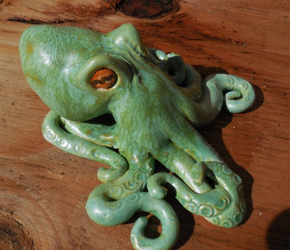 mood octopus green