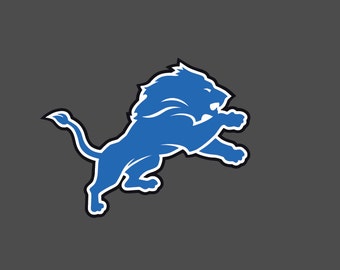 Detroit lions decal | Etsy