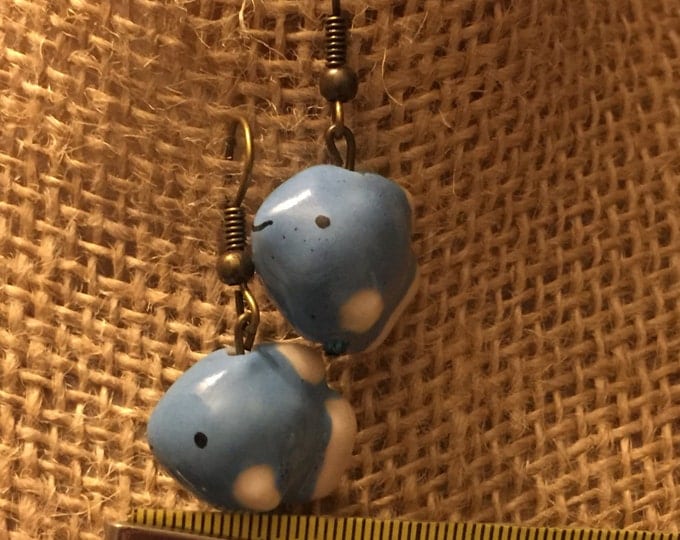 Blue Fish earrings