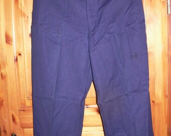 NOS 1930s style french work pants demin