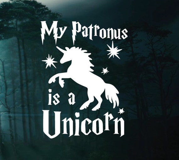 My Patronus is an Unicorn Harry Potter Car Decal Window
