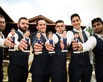 Funny Groomsmen Gift Idea - Personalized Groomsmen Bobblehead - Best Man Gift Idea - Grooms Men Gifts - Wedding Gift - Groomsmen Gift Set