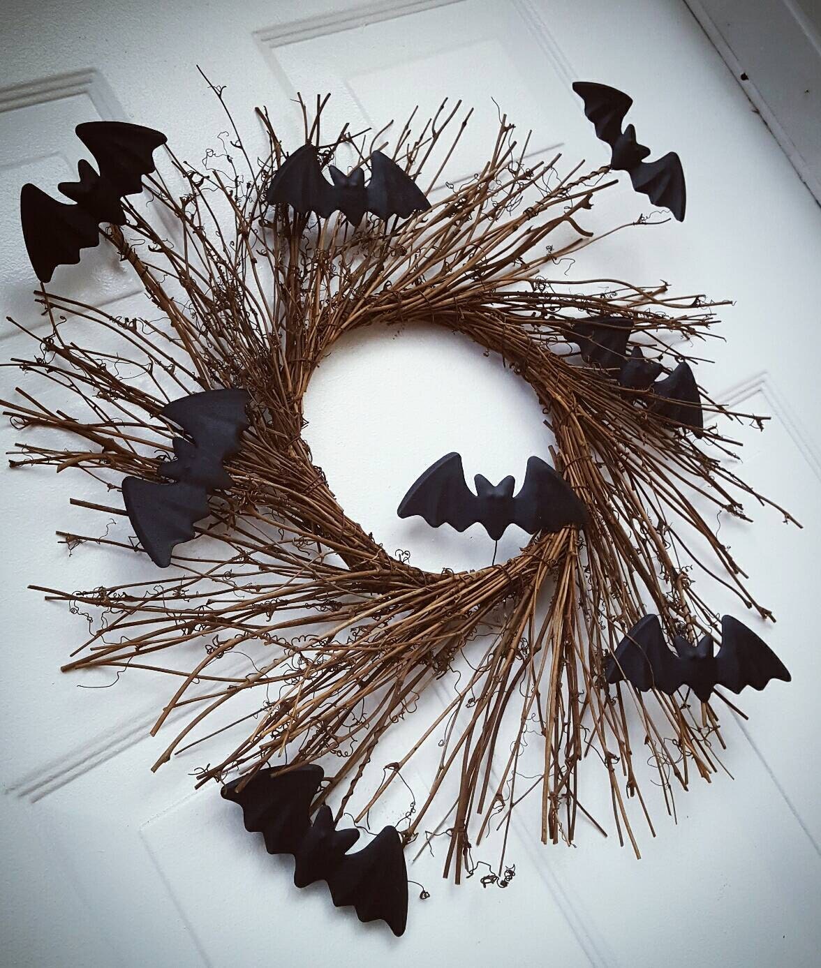 Etsy Halloween Decorations
 Halloween Wreath Halloween Decorations by BeWreathedNYC on Etsy