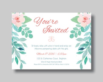 Arbonne Invitation Wording 5