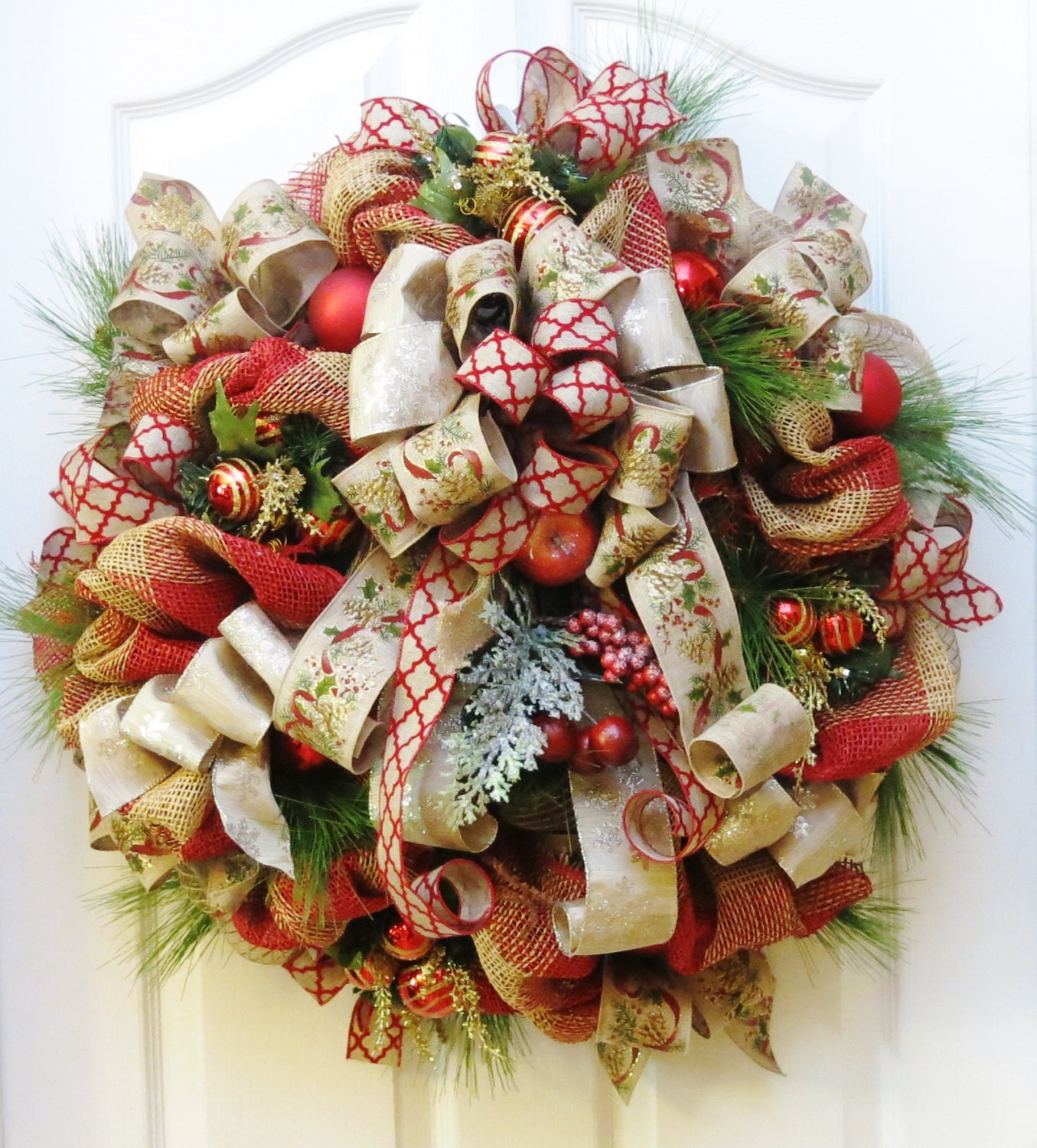 red brown burlap christmas wreath burlap winter wreath red brown burlap christmas wreath burlap winter wreath