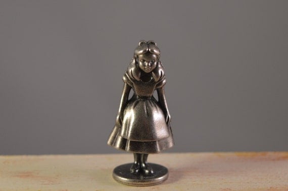 alice in wonderland pewter figurines