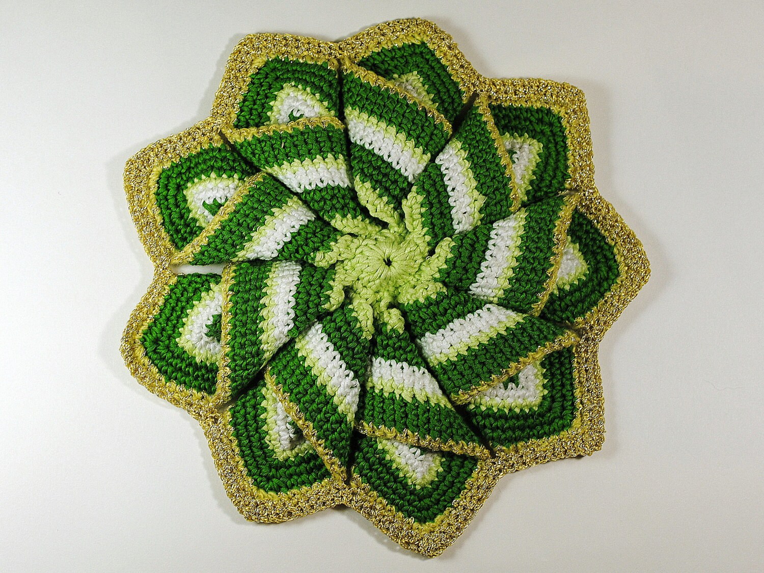 Culinary Gift Crochet Flower Trivet Hot Plate Crochet Star