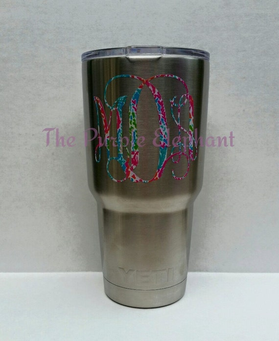 Yeti Decal 30 oz Rambler Tumbler Decal by ByThePurpleElephant