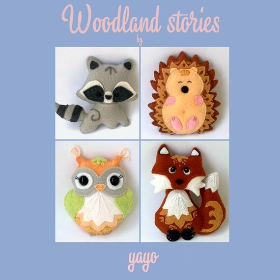 woodland stuffed animals for nursery