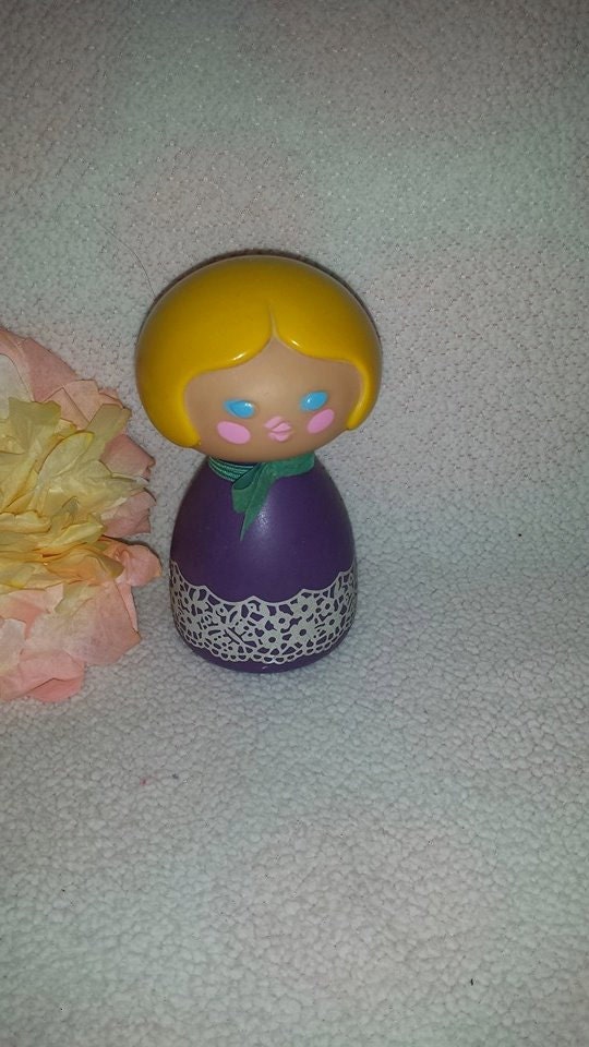 Vintage Avon Small World Perfume 3D Swiss Doll Perfume Bottle