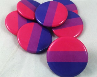 Bisexual, Bisexual Pride Pin, Bisexual Button, Bisexual Flag Pin, Gay Pin, Gay Button, LGBT, Pride Button, Bi Community, Bi Badge, Pinback