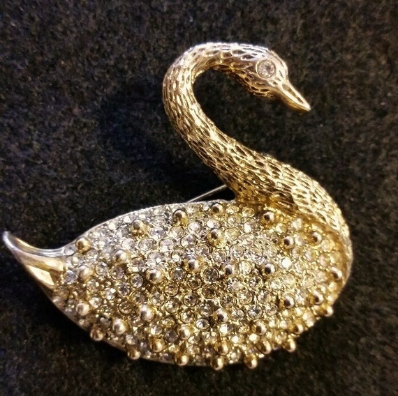 Swan Brooch Vintage Vintage Broochvintage Jewelry