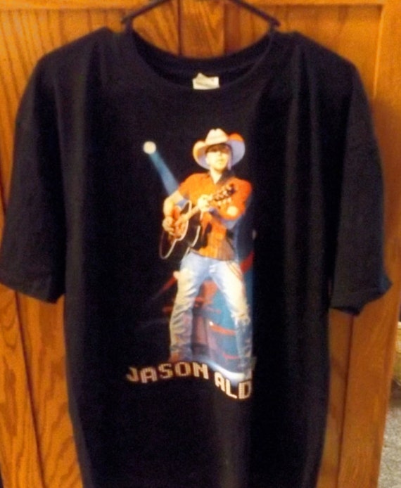 Adult Black Jason Aldean Live Concert T-Shirt XL by TwiggyPudding