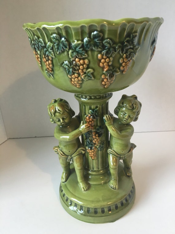 Vintage LEFTON Cherub Vase