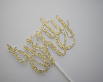 21st Birthday Cake Topper, 21st Birthday Decor, Birthday Cake Topper, Glitter Birthday Cake Topper, Personalized Age Cake Topper