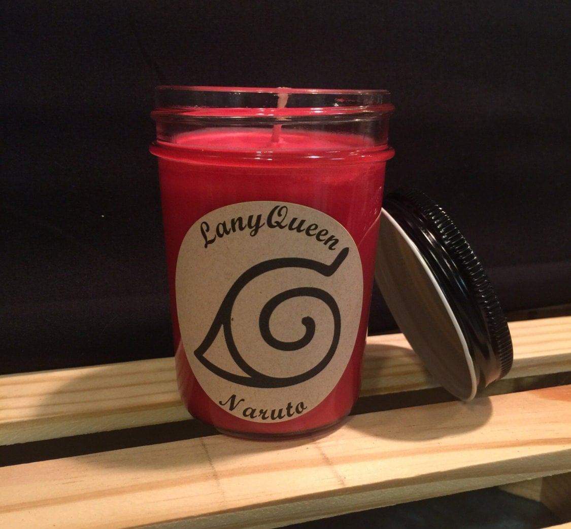 Naruto Natural Soy Candles Anime Candles Handmade Candles