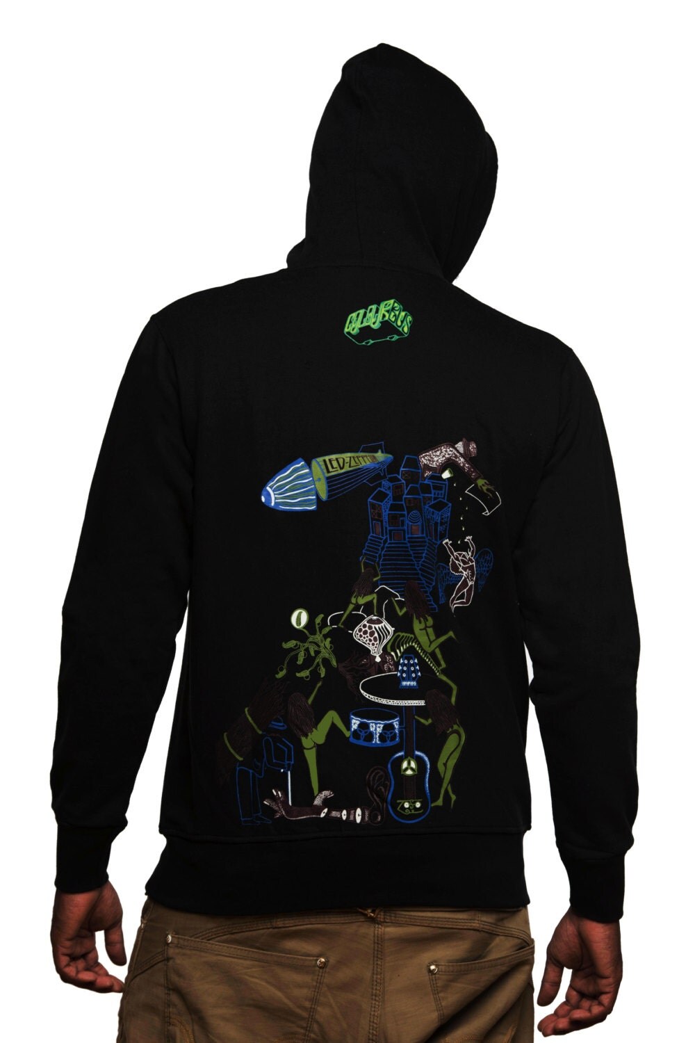 led zeppelin hoodie hot topic