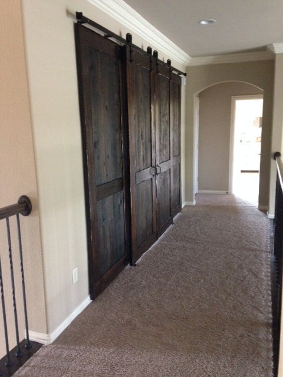 Double Sided Sliding Barn Doors