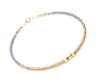 Gold and Silver Bracelet Elegant Bracelet Contemporary jewelry Skinny Bracelet