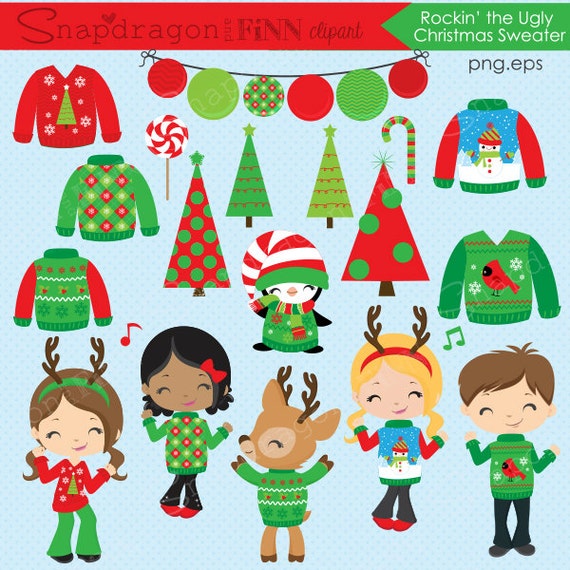 clipart of ugly christmas sweaters - photo #36