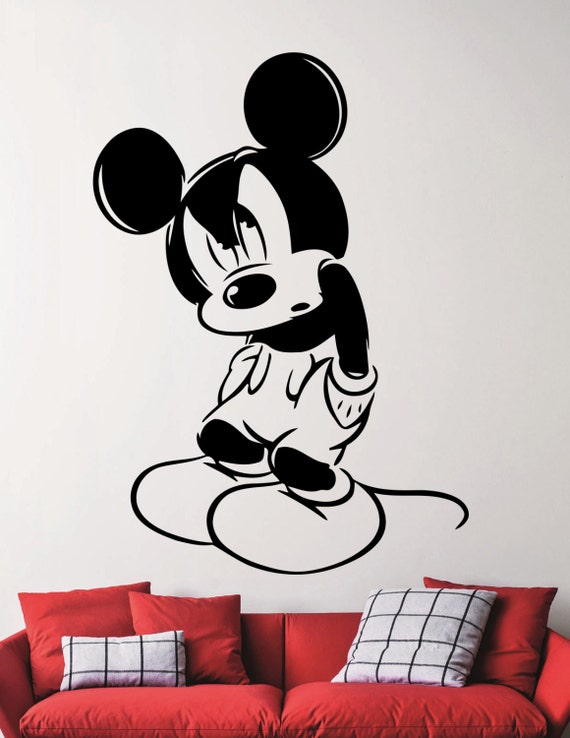 Mickey Mouse Wall Sticker Disney Decal Home Interior Design